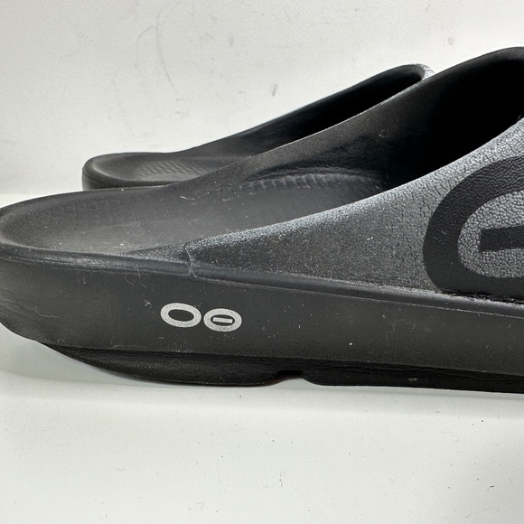 OOFOS Men’s Oofos OOahh Sport Slide Sandal Navy Gray M6-W8. Used Condition - Picture 3 of 14